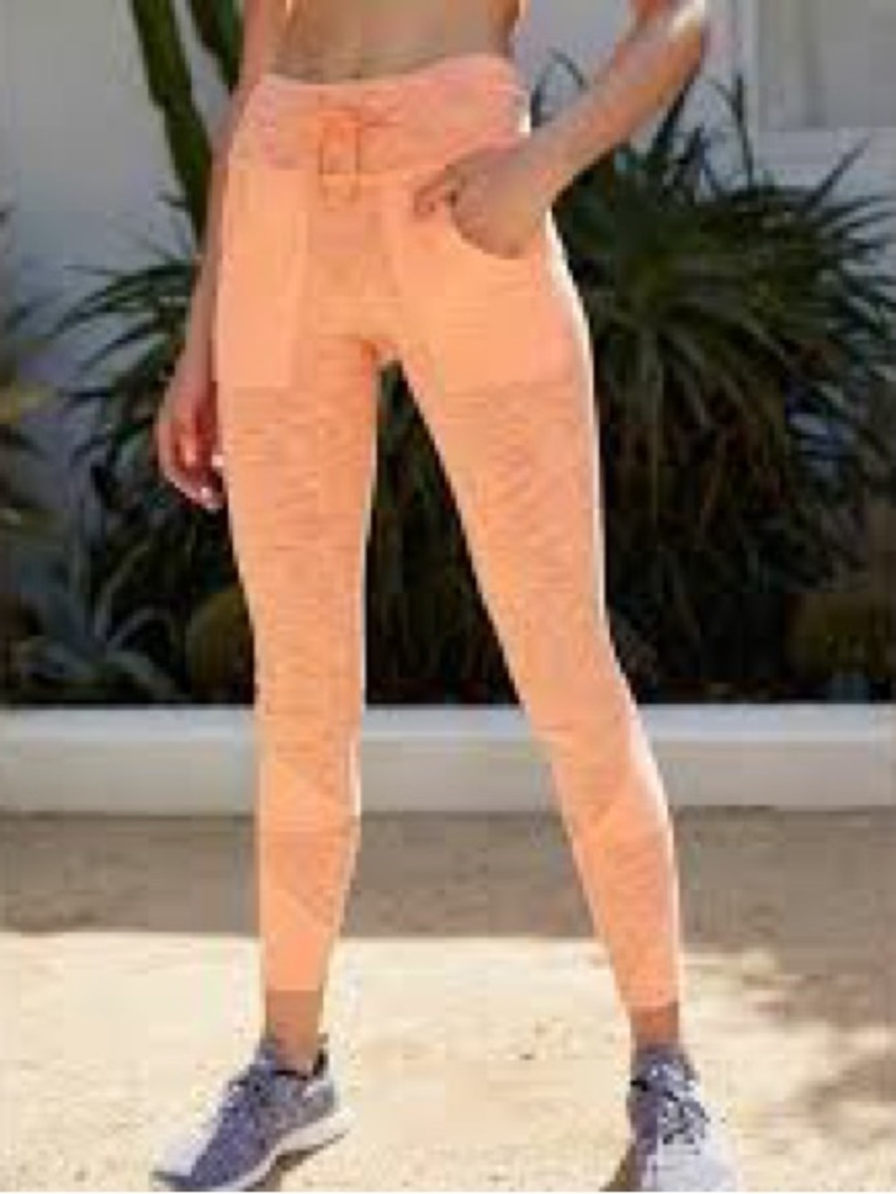 Free People Kyoto pocket Peach High-Rise Leggings